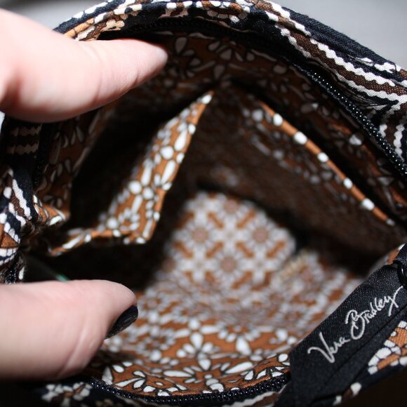 Vera Bradley Hannah Bag in Cafe Latte - Picture 12 of 12